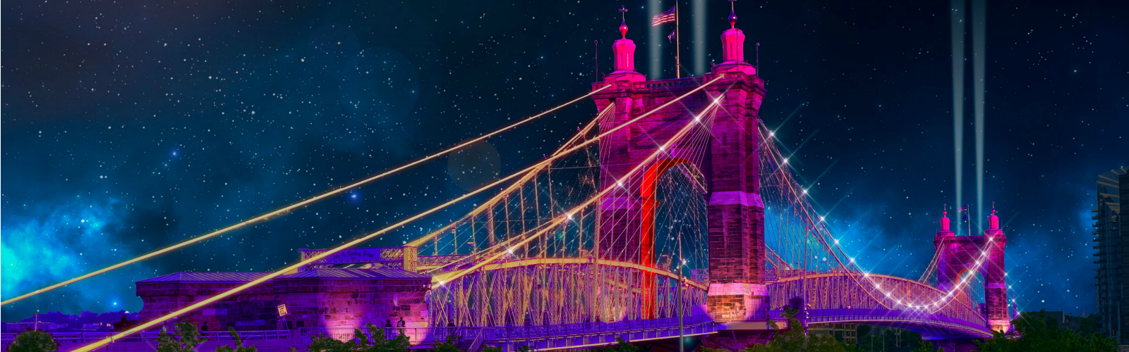 The Suspension Bridge will be lit up by an Erlanger-based company and set to music for Blink 2019.