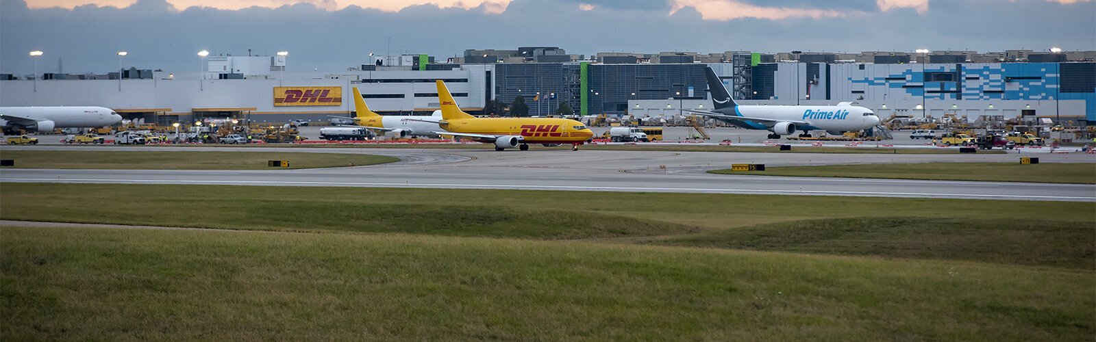 DHL established its international Americas Hub at CVG in 2009 and has invested hundreds of millions to expand the operations, including building a new ramp for additional warehouse space, more aircraft gates to accommodate route expansions, and more.
