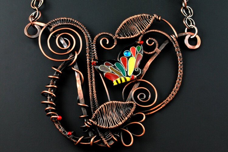 Butterfly Garden jewelry by Lydia Morrison
