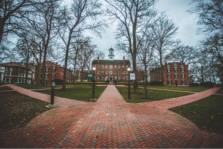 A picture of Ohio University's campus at the beginning of quarantine in March. The shutdown affected more than just their students — others from around the state were hoping to rely on the college's library while in lockdown.