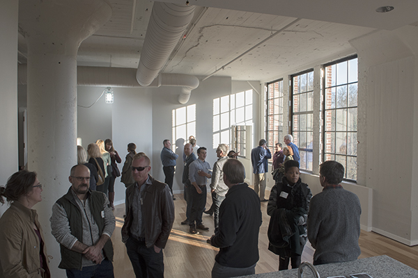 Nearly 150 attendees turned out for food, drink and tours of The Baldwin. 
