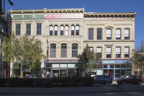 The Mercantile Lofts offer market-rate apartments and ground-floor retail