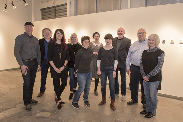 AAC students and alumni gather for the 30th annual Minumental exhibition.
