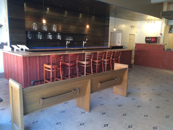 Nick Pesola has renovated the space to include a full bar