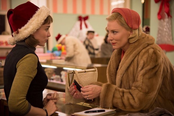 Cate Blanchett (right) and Rooney Mara in "Carol"