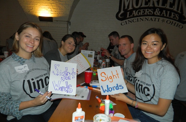 Organizing LINC events for young professionals has helped broaden the giving base during the 2015 United Way campaign