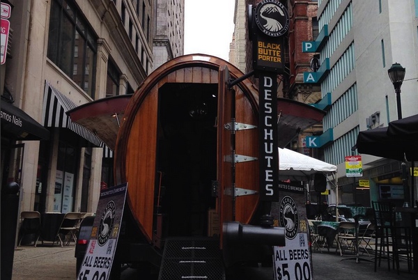 Deschutes Brewery's 3-ton traveling bar makes its first visit to Cincinnati this week