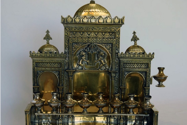 The new Skirball collection features this 19th-Century Hanukkah lamp