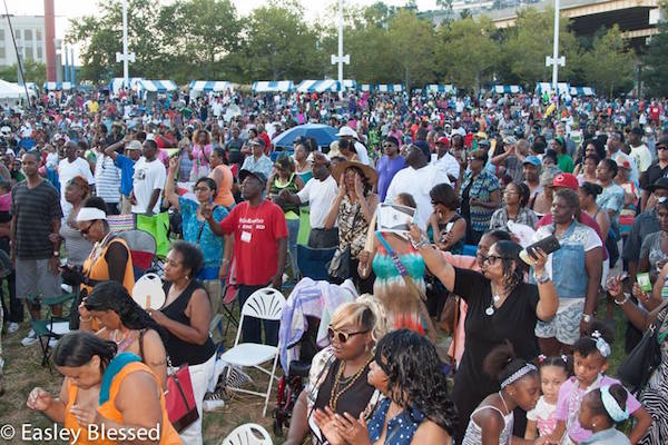 Families enjoy a concert during last year's Midwest Regional Black Family Reunion.