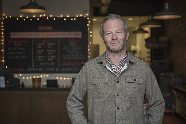 Elias Leisring of popular Eli's BBQ will partner to bring a bouldering gym to downtown.