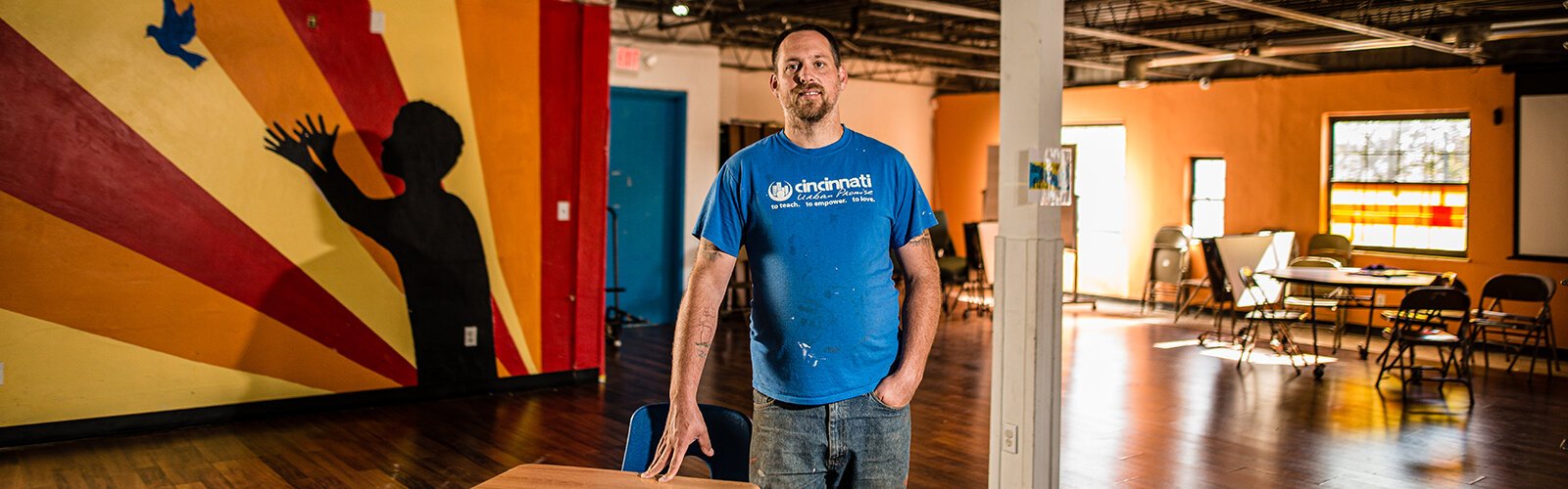 Abe Brandyberry started Cincinnati Urban Promise as a way to help his community.