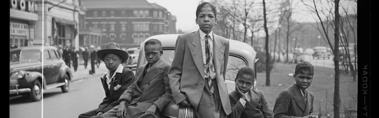 From the SITES exhibition: All Dressed Up. Negro boys on Easter morning. Southside, Chicago, Illinois, 1941.