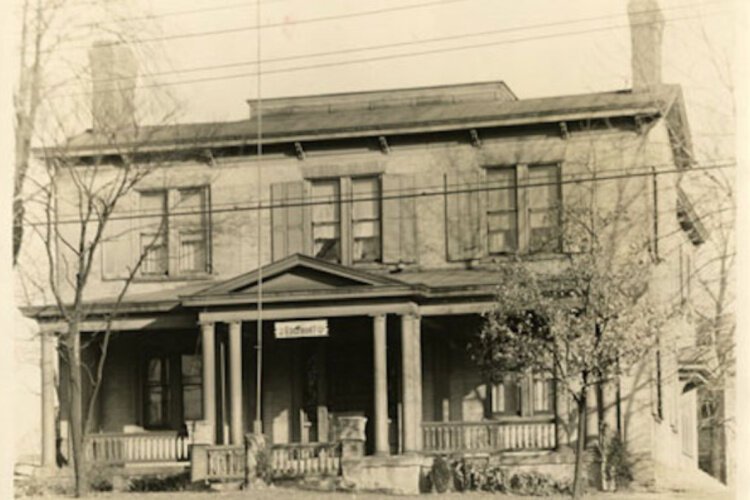 The Stowe House as it looked in the 1930's when it operated as the Edgemont Inn and was listed in the Green Book.