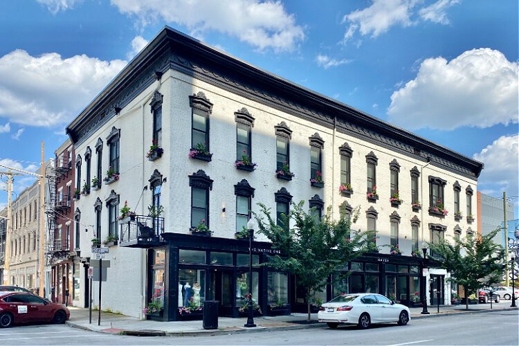 What started as a rendering to generate interest in a vacant building, The Bradford Building has developed into an urban gem at the entryway to Covington.