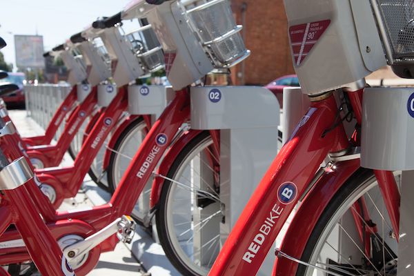 Cincy Red Bike's presence has grown from a handful of racks to about 100,000 annual rides.