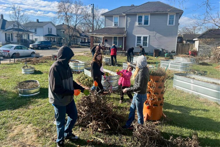 Middletown residents created a community garden on a vacant lot.