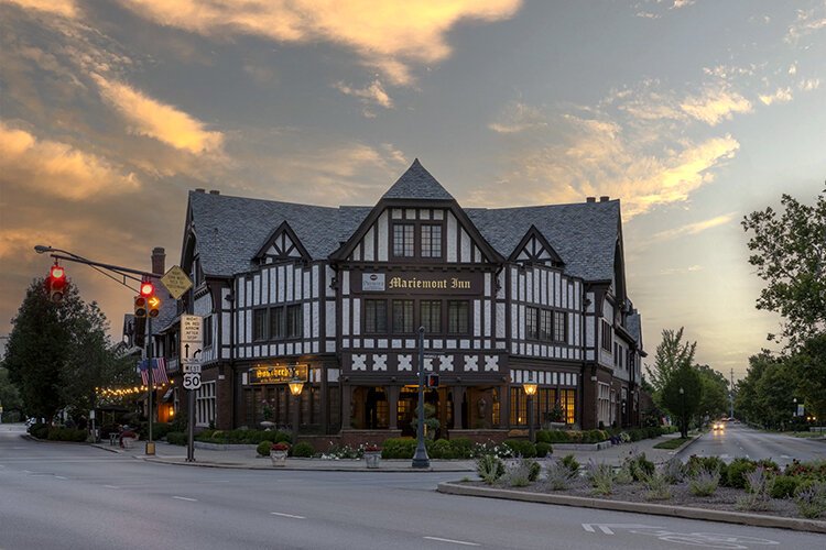 Mariemont's Village Square is the town center.