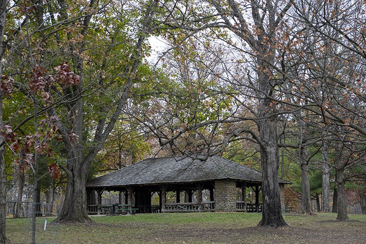 One of many New Deal structures in Mt. Airy Forest. 