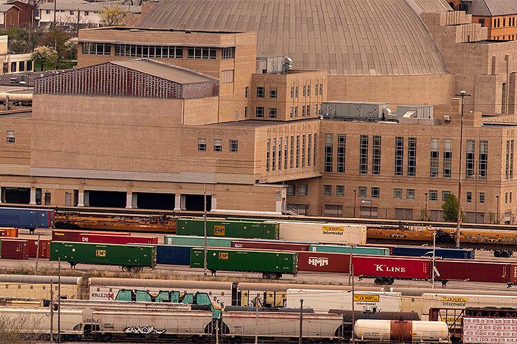 Cincinnati's Queensgate rail yard is one of the largest in the Midwest.